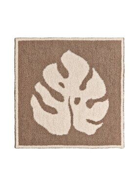 Coco Moon Hawaii Mocha Brown Monstera Baby Bliss Soft Cozy Security Blanket